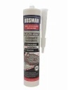 BOSMAN Uszczelniacz dekarski kauczukowy 310ml BAZBARWNY