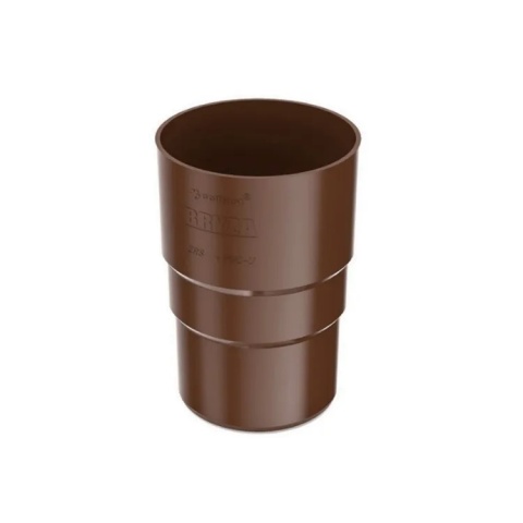 Złączka rury spustowej 90 mm BRĄZ