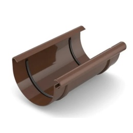 Złączka rynny 100 mm BRĄZ